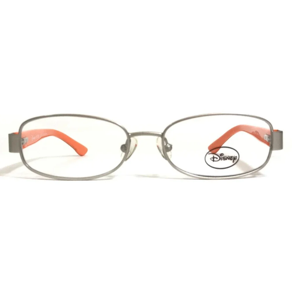 Disney Eyeglasses Frames Kids 3E 1006 3094 Black Orange Silver 47-15-130